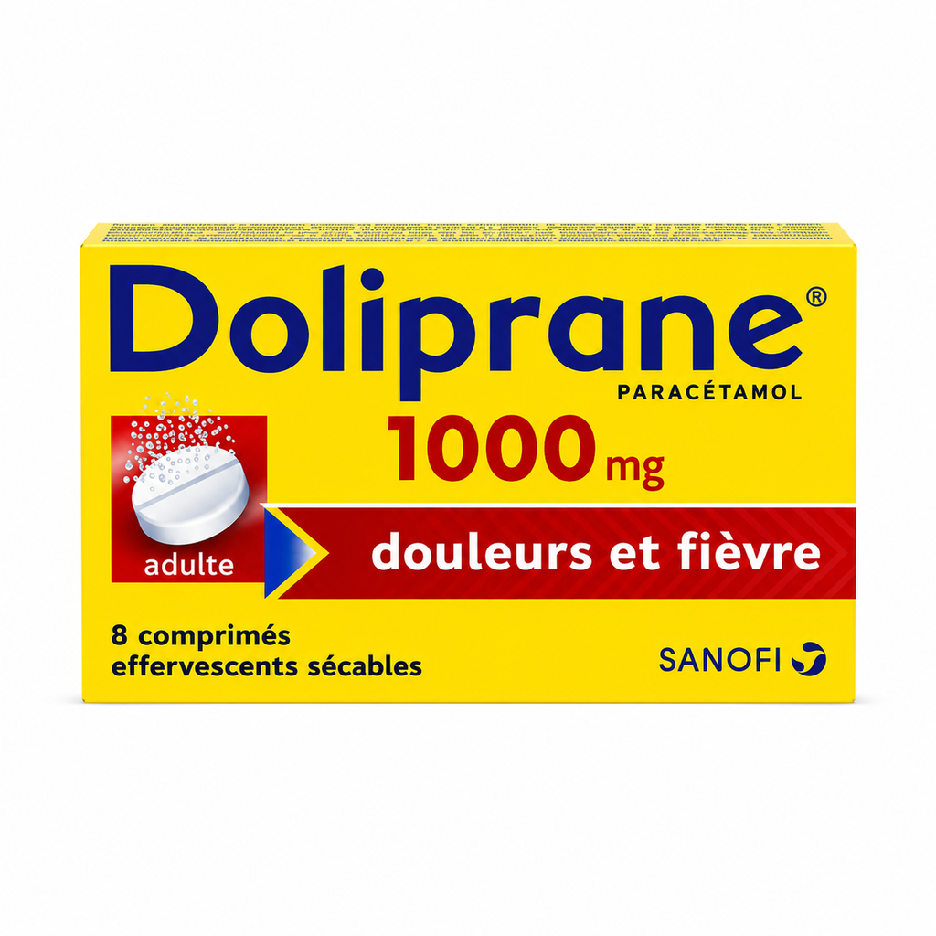 DOLIPRANE 1000MG EFF B/8