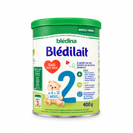 [3041090042119] BLÉDILAIT 2 LAIT INFANTILE 6-12M 400G
