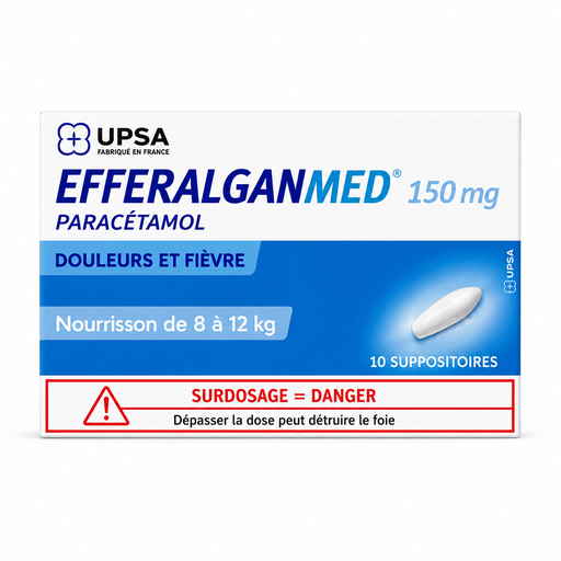 [3390585] EFFERALGAN 150MG SUPPO B/10
