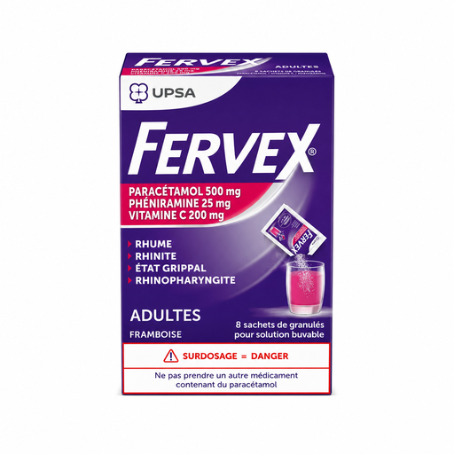 [30045000] FERVEX AD FRAMB SACHET BT/8