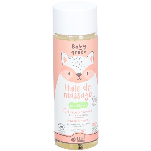 [3760162124149] MKL BABY GREEN HUILE DE MASSAGE BIO 100ML
